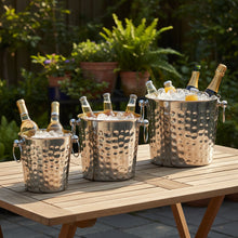 Hammered Stainless Steel Ice Bucket — Kenya · WIMU Kitchen