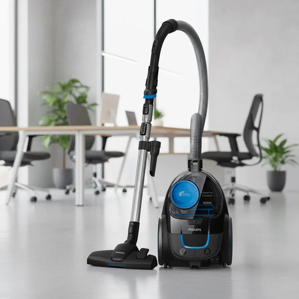 Philips PowerPro Compact Bagless Vacuum Cleaner - PowerCyclone Suction, EPA 10 Filter, 1.5L Dust Capacity, 9m Radius — WIMU Kitchen Nairobi — Kenya · WIMU Kitchen Nairobi