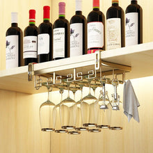 Wine Glass Rack Upside Down Glass Storage Under Cabinet Wine Glass Holder Rack (view 2) — Kenya · WIMU Kitchen