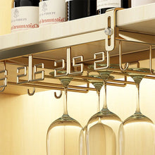 Wine Glass Rack Upside Down Glass Storage Under Cabinet Wine Glass Holder Rack — Kenya · WIMU Kitchen